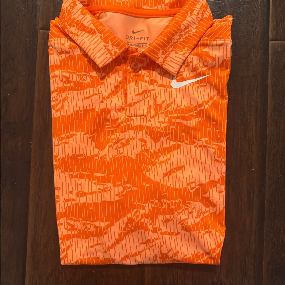 Nike Kids Orange Dri-FIT Polo Shirt